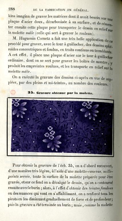 Trésor du mois de février : Traité théorique et pratique de l’impression des tissus